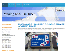 Tablet Screenshot of missing-sock.com